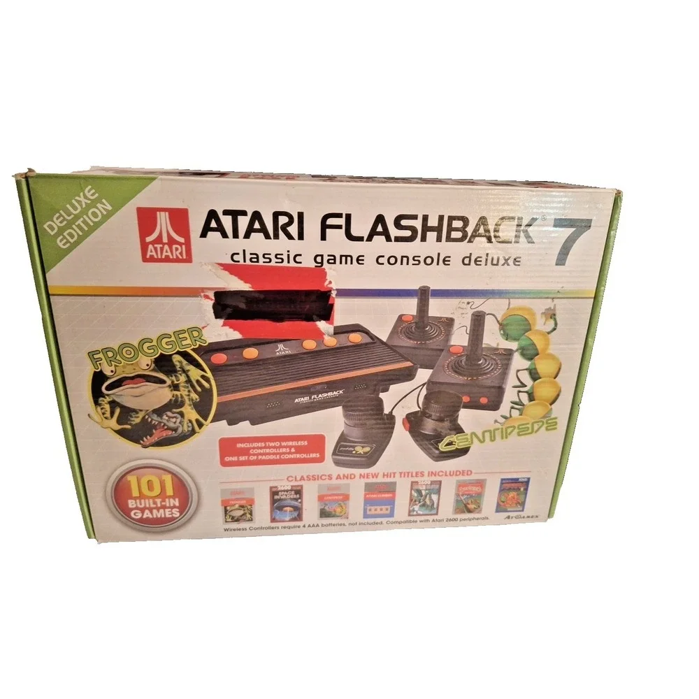 Atari Flashback 7 Classic Game Console 101 Built-In Games with Wireless Control